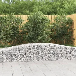 Lučne gabionske košare 15 kom 400x50x40/60 cm pocinčano željezo