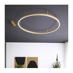 Ideal Lux - LED plafonsko svetlo ORACLE SLIM LED/29W/230V prečnik 50 cm zlatno