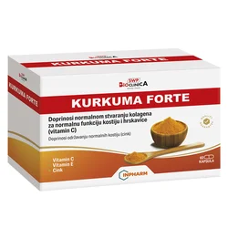 Bioclinica Kurkuma Forte, Za jake kosti i zglobove, 60 kapsula