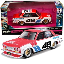 Maisto - BRE Datsun 510, rdeča, Tokyo Mods, 1:24
