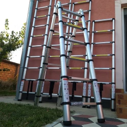 Preklopne teleskopske merdevine 3.8m (1,9+1,9)