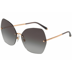 DOLCE & GABBANA Ženske naočare za sunce 0DG2204 12988G64, Zlatne