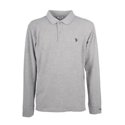 U.S. POLO ASSN. Majica pegasto siva