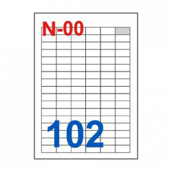Etikete za laserske i ink-jet pisaee Nano, N-00, 30x15 mm, 100/1