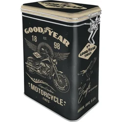 NOSTALGIC ART Kutija sa poklopcem Goodyear - Motorcycle