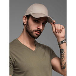 Ombre Mens baseball cap with decorative embroidery - ash