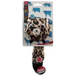 Dog Fantasy piščeča igrača 25 cm: Leopard