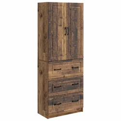 Set ormara 2 pcs Staro drvo 66 x 34,5 x 87 cm Konstruirano drvo