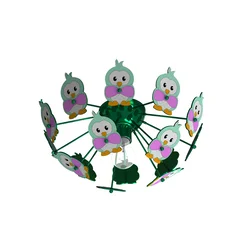 Eglo 95636 - Dečije plafonsko svetlo VIKI 2 1xE27/60W/230V zelena