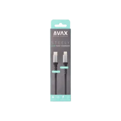 Kabl AVAX Steely CB402G / USB-C to Lightning / 20W / 1.5m / iPhone Cable