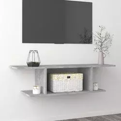 Zidni TV ormarić siva boja betona 103 x 30 x 26,5 cm