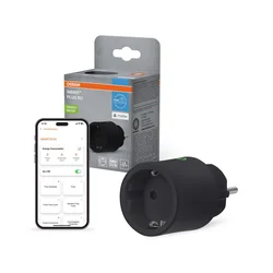 Osram - Pametna utičnica SMART+ MATTER SCHUKO 2300W/230V/10A Wi-Fi crna
