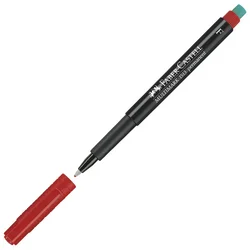 Marker permanentni 0,6mm multimark faber castell 151321 crveni