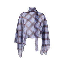 Trendyol Curve Ženska bluza Tbbaw26Af00118, Plava