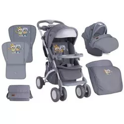 Bertoni Kolica Apollo Set Grey Baby Owls