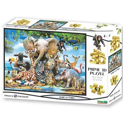 Sparkys Puzzle 3D Afrika nasmeh 63 kosov
