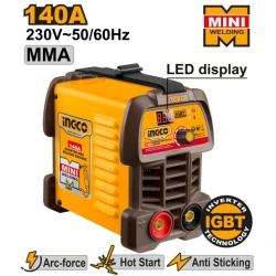 Ingco ing-mma14049e aparat za zavarivanje led 140a ingco ( ING-MMA14049E )