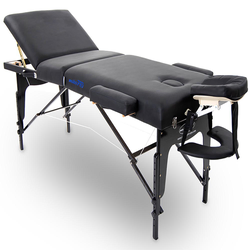 Stolovi za masažu MasterPRO VIP 3 XXL - Black