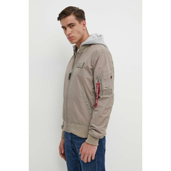 ALPHA INDUSTRIES Prehodna jakna MA-1  bež / temno siva