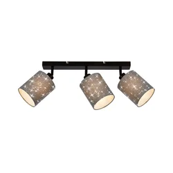Briloner 2078-034 - Spot svetiljka SPOTLIGHT 3xE27/25W/230V siva/crna