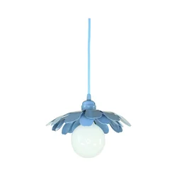 Bohemia-Design - Luster na sajli 1xE27/60W/230V plava
