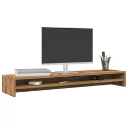 Stalak za monitor Artisan hrast 100x24x13 cm Konstruirano drvo