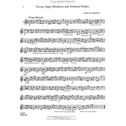 HERING:28 MELODIOUS AND TECHNICAL ETUDES