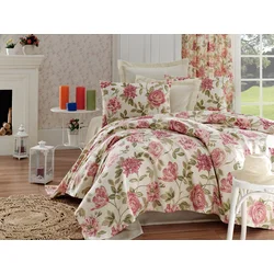 Lessentiel Maison Set Prekrivač i jastučnice Care, 200x235 cm, Rozi