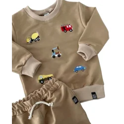 West River Komplet trenerka za bebe Autići, Bež