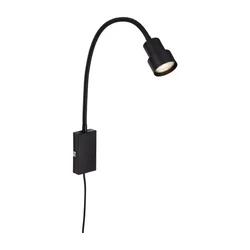 Briloner 2085-015 - LED dodirna zidna lampa TUSI 1xGU10/5W/230V crna