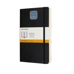Rokovnik Moleskine expanded black mek povez linije LG