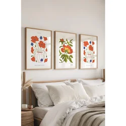Ç-300512 - 5070 Višenamenski Set Dekorativnih Slika (3 Komada)