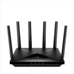 CUDY Bežični ruter sa dvopo?asnim Wi-Fi 7 Be6500 Cudy Wr6500H, sa 6 antena, 1X 1G WAN portom, 4X Lan 100/1000 portova