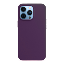Maska Beautiful Shine Leather za iPhone 16 Pro Max tamno ljubicasta