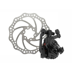 Disk kočnica aluminijum prednja ds2.0d crna radius (sa diskom) ( 100101 )