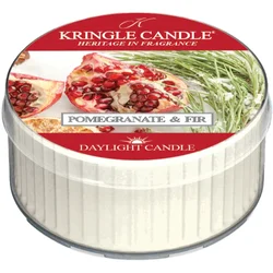 Kringle Candle Pomegranate & Fir Daylight čajna sveča 42 g