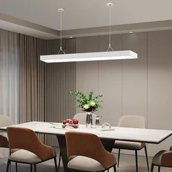 Dengling Viseća lampa, LED, 120x20 cm,, Bela
