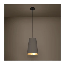 EGLO Viseća lampa PETROSA E27 O280 kapućino/mesing 390195
