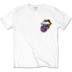 The Rolling Stones Sixty Gradient Text (Back Print) White M Majica
