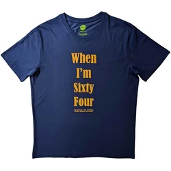 The Beatles When Im Sixty Four (Back Print) Blue L Majica