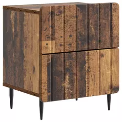 Noćni ormar Staro drvo 43 x 34,5 x 49,5 cm Konstruirano drvo