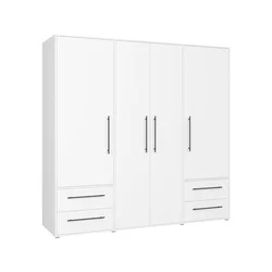 GENT garderobna omara Mokkaris white MKSS841-120, bela