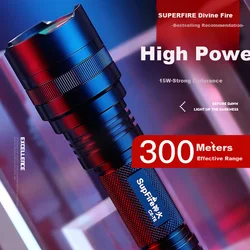 Supfire Baterijska lampa, 15W, 18650