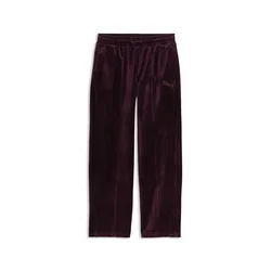 PUMA Essentials Elevated Velour Relaxed Pants Youth, Age, Ruby Noir, 11-12Y