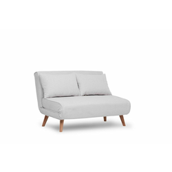 ATELIER DEL SOFA Dvosed Folde 2 Seater Teddy Fabric Cream