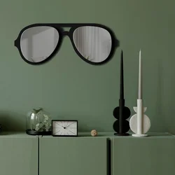 Wallity Ogledalo Ozgl508, 70x28 cm, Sivo