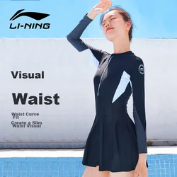 Li-Ning Ženski jednodelni kupaći kostim 087, Crni