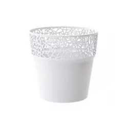 PROSPERPLAST DTRE175-S449 Saksija Tre 18x18cm bela