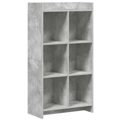 Police za knjige Betonska siva 59 x 30 x 111 cm