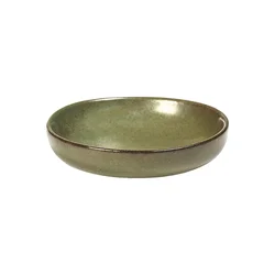 SERAX Surface majhen krožnik 9 cm, camo zelena (8 kos)